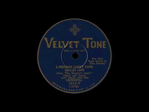 Lou Gold and His Orch. - A Precious Little Thing Called Love (Irving Kaufman, vcl.) [1928]