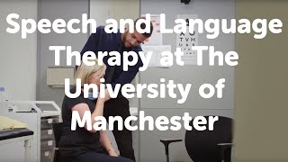Speech and Language Therapy at The University of Manchester