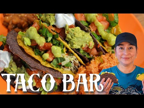 Quick and Easy Taco Bar for Super Bowl Sunday