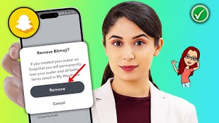How To Remove/Change or Customize Bitmoji on Snapchat 2024 | Delete or Add Bitmoji on Snapchat