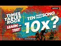 10 Times Table Song (Learn & Test) | Multiplicand First | Education Box