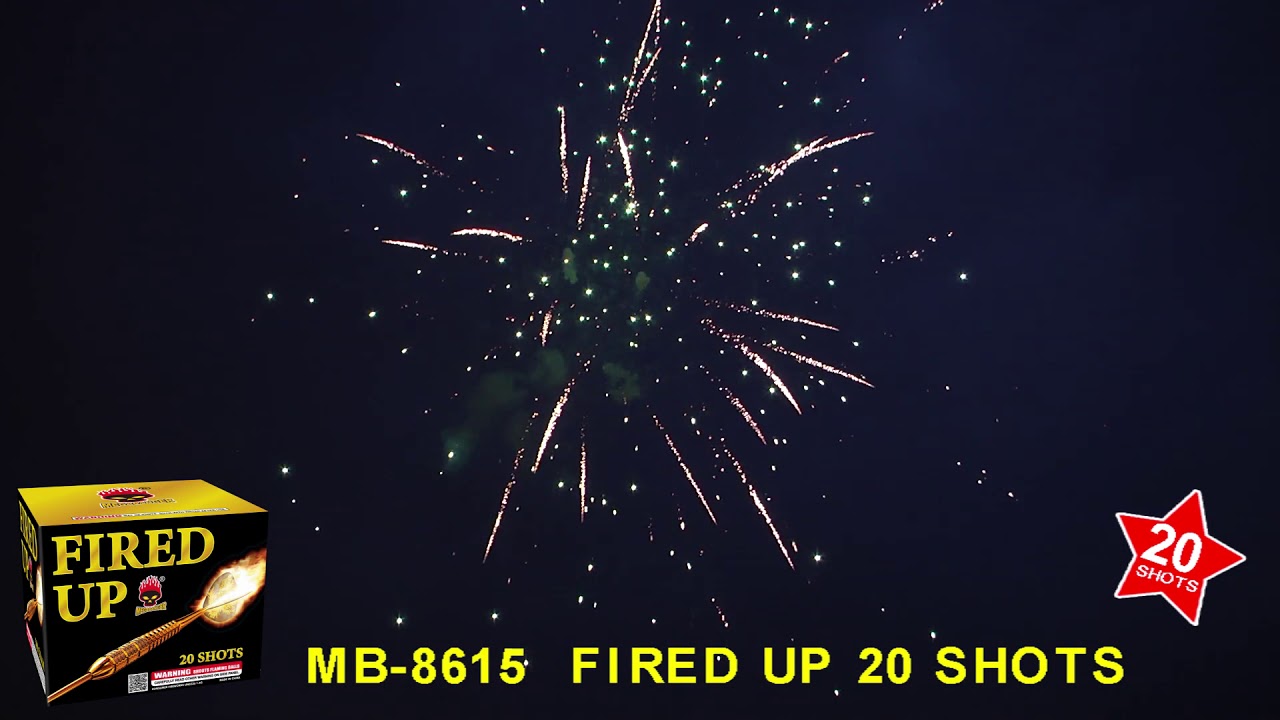 Fired Up - Megabanger Fireworks - 500 Gram - MB 8615