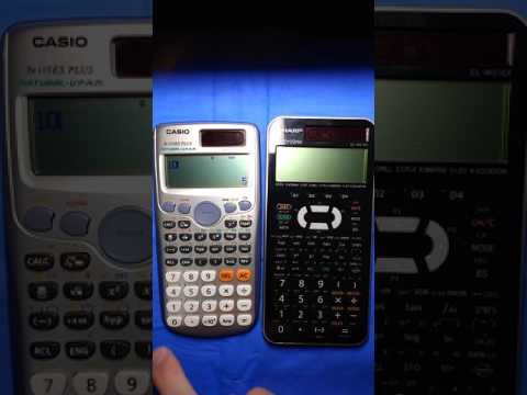CASIO fx-115ES PLUS vs SHARP EL-W516X -- [03a] Casio Solver