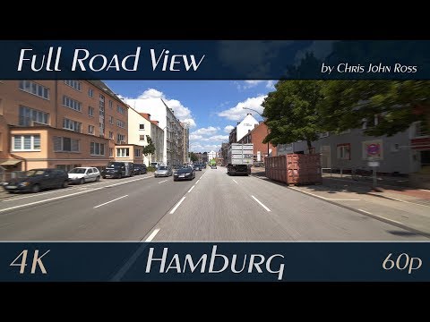 Hamburg, Germany: Hohenfelde - Steinhauerdamm, Mühlendamm - 4K Ultra HD - Autofahrt - Car Ride Video