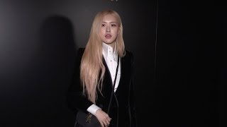 Roseanne Park aka Rosé at St Laurent Photocall in Paris