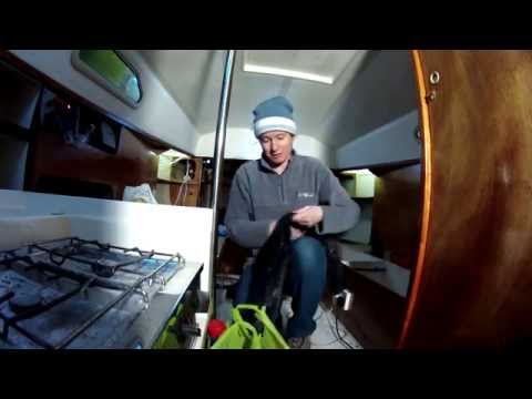 EP13 Cleaning! Work continues on our Red Fox trailer sailor.