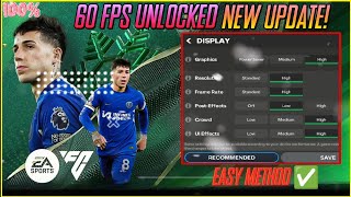 🟢FC Mobile 60FPS Unlock 🔥101% 60fps✅ | 🚫GLTOOLS/🚫F1VM|🌟NewApp🌟