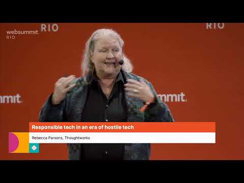 Responsible tech in an era of hostile tech — Web Summit Rio 2023