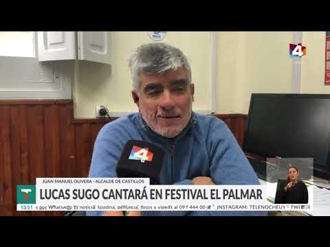 Esta noche finaliza el festival del Palmar en la ciudad de Castillos, canta Lucas Sugo