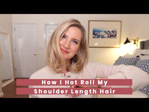 How to Hot Roll Shoulder Length Hair