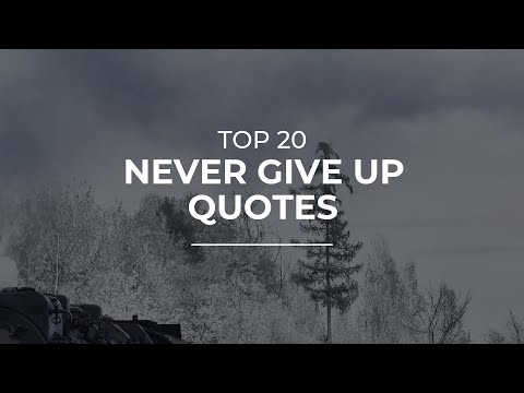 TOP 20 Never Give Up Quotes | Daily Quotes | Inspirational Quotes | Good Quotes