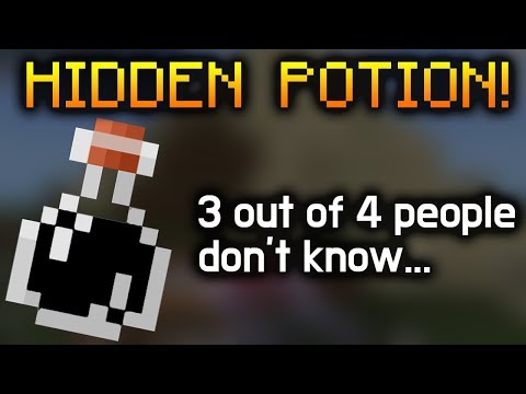 Hidden Potion in Minecraft PE/BE 1.9