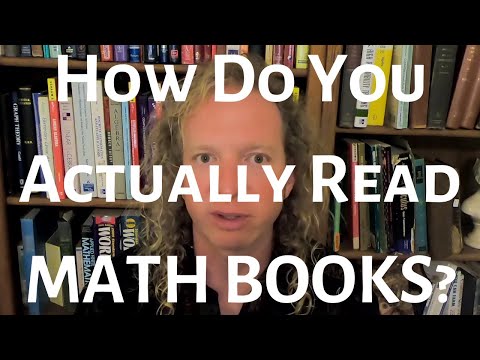 How Do You Actually Read Math Books