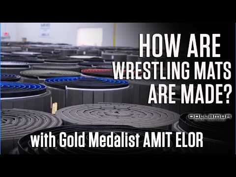 How Wrestling Mats Are Made: Amit Elor Visits Dollamur Headquarters