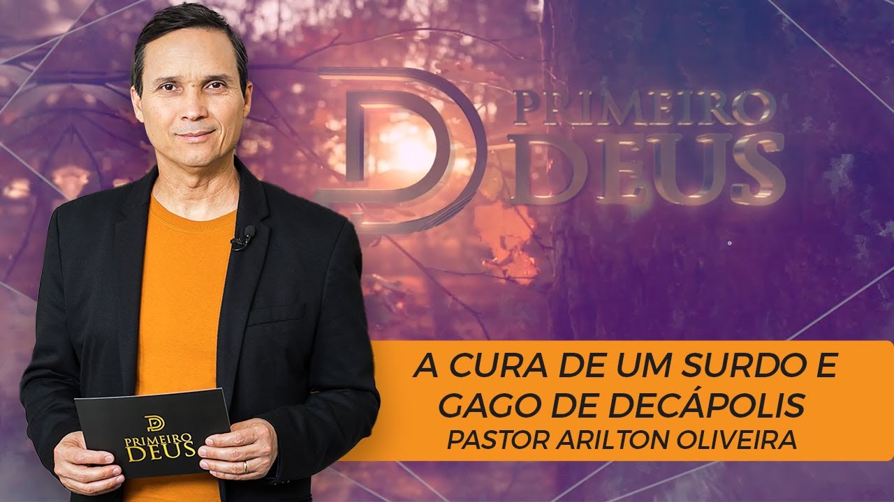 SBT 040 - A CURA DE UM SURDO E GAGO DE DECÁPOLIS/ SÉRIE: MILAGRES DE JESUS/ PRIMEIRO DEUS/PR ARILTON