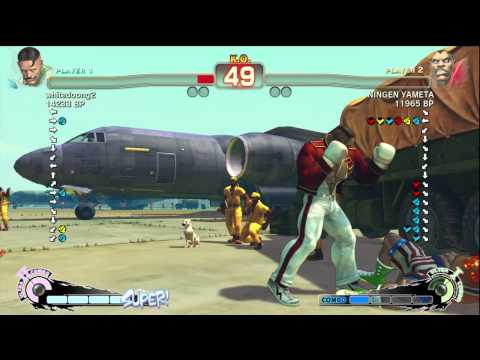 whitedoong2 [Dudley] vs NINGEN YAMETA [Balrog] SSF4 Japanese Online Ranked Matches - TRUE-HD