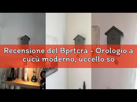 Recensione del Bprtcra - Orologio a cucù moderno, uccello sospeso, orologio da parete decorativo per