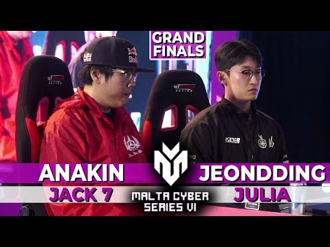 TEKKEN 7 GRAND FINALS - ANAKIN (Jack 7) vs JEONDDING (Julia) Malta Cyber Series VI 2022