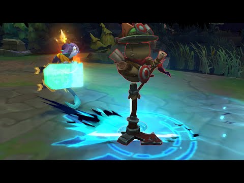 Yummi Skin spotlight gameplay on PBE Battle Principal Yummi diferent angles league of legends