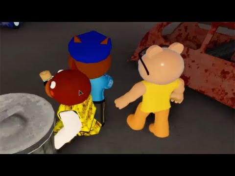 Double Officer Doggy & Pony Jumpscare - Roblox Piggy 2