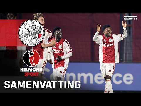 PAULO DA SILVA DEBUTEERT én IS DIRECT TREFZEKER ⚽️👏  | Samenvatting Jong Ajax - Helmond Sport