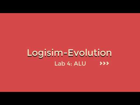 Logisim Evolution Lab04: ALU