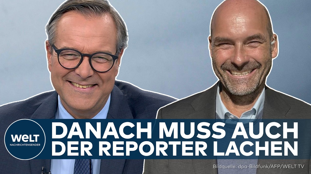 BERLIN: "Wir kennen uns fast 35 Jahre …" – Danach muss auch der Reporter lachen