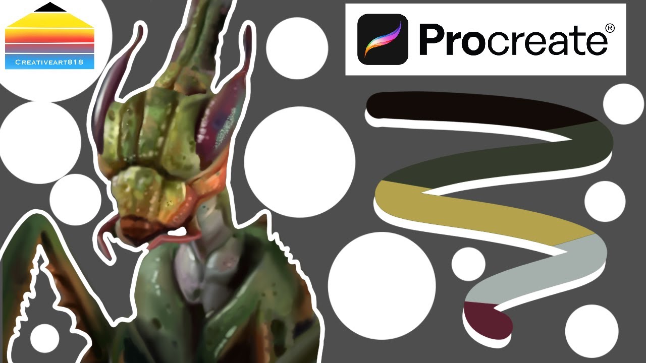 Alien Bug Done on Procreate