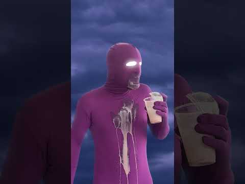 Orange Man and the Grimace Milkshake #shorts