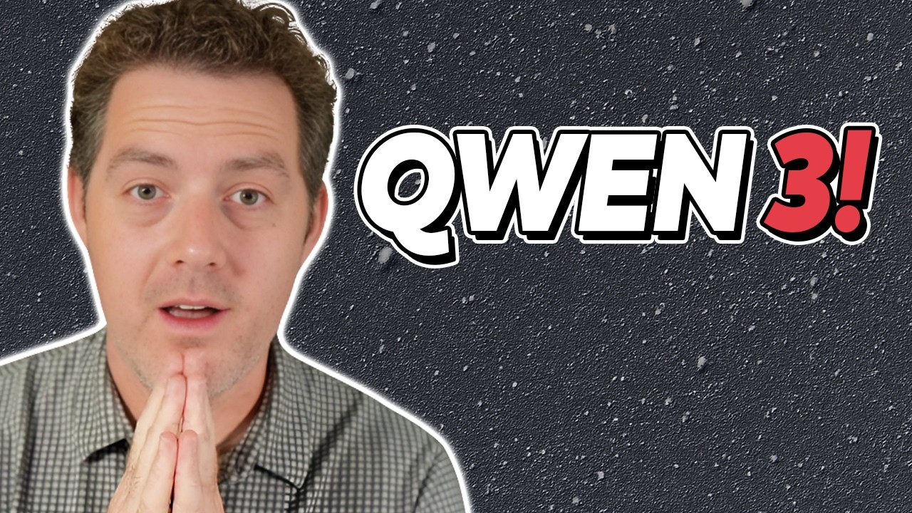 Qwen3 is a fantastic open-source model