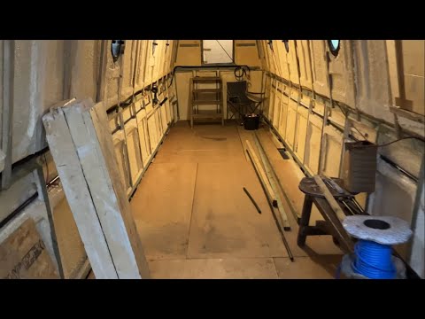 77. First Fix Electrics, Insulating The Hatches & Not Painting The Roof