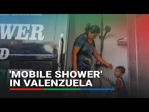 Valenzuela City deploys 'mobile shower' vs heat, water shortage