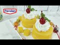Pondan Pudding Flan Mango