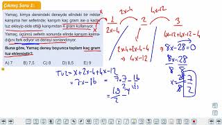 Eğitim Vadisi 9.Sınıf Matematik 17.Föy Denklem ve Eşitsizliklerle İlgili Uygulamalar Konu Anlatım Videoları