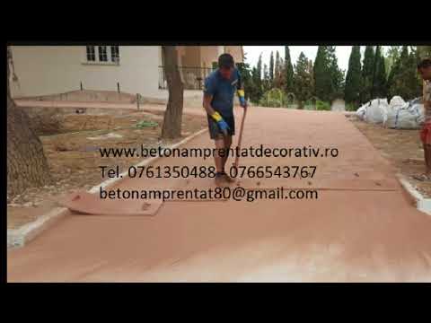 Beton Amprentat Căciulatu Dolj Tel.0761350488 ,0766543767