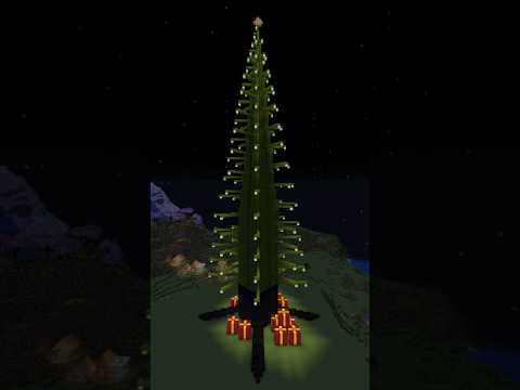 Insane Minecraft CHRISTMAS Tree trick 🤯