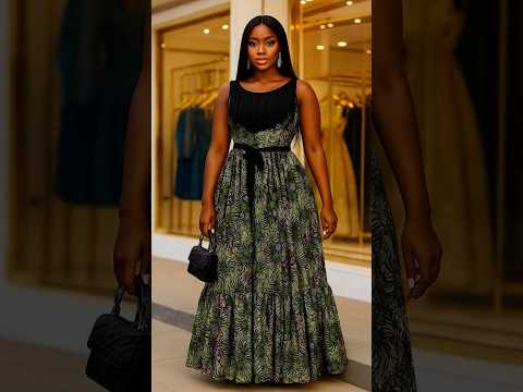 KITENGE DRESS & BATIKI LONG SKIRT #zamakalefashion #latestafricaprint #africanclothing #fashion