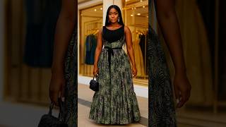 KITENGE DRESS & BATIKI LONG SKIRT #zamakalefashion #latestafricaprint #africanclothing #fashion