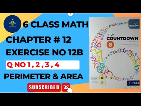 Class 6 Math | Chapter 12 | Exercise 12B Q No 1-4 || New countdown third edition | oxford