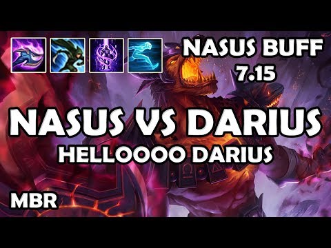 Infernal Nasus Vs Darius | 45% CDR | Buff 7.15 | Season 7