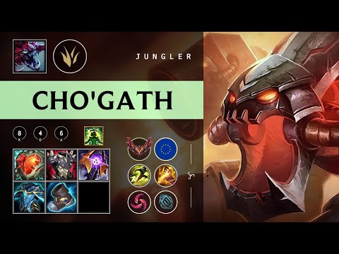 Cho'Gath Jungle vs Diana - EUW Grandmaster Patch 26.01