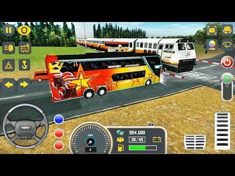 Mobile Bus Simulator 2k18 - First Bus Transportation To Semarang - Android Gameplay FHD