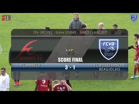 Foot - ANNECY -  FCVB  15/04/2016