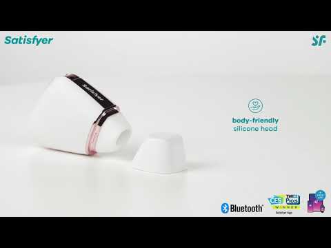 Видео Вакуумный массажер с вибрацией Satisfyer Love Triangle белый