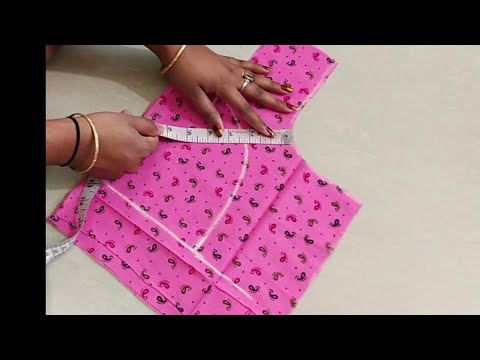 36"size katori blouse cutting and stitching