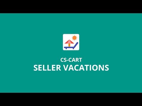 CS-Cart Seller Vacations