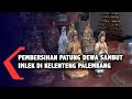 Pembersihan Pantung Dewa Sambut Imlek Di Kelenteng Palembang