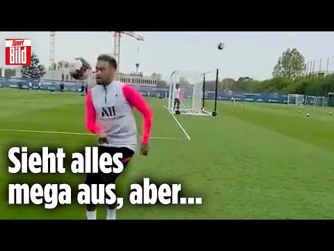 PSG-Training: Pfosten verhindert Neymar-Zauber | Viral daneben