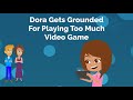 Dora Gets Refuses To Do Her Chores And Plays Video Game