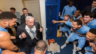 Carolina Basketball: Locker Room Celebration Post 76-72 Win at Duke video